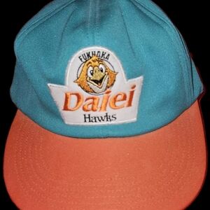 1992 Vintage Fukuoka Daiei Hawks NPB Cap NWT